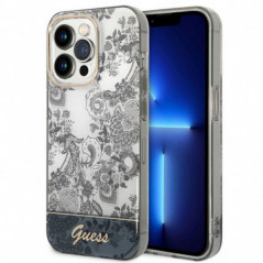 Kryt Guess IML Electro Cam TDJ na Apple iPhone 14 Pro Šedý