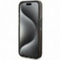 Kryt Guess Liquid Glitter Gold Stripes na Apple iPhone 15 Pro Černý