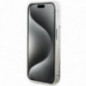 Kryt Guess Liquid Glitter Gold Stripes na Apple iPhone 15 Pro Max Průhledný