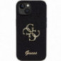 Kryt Guess Fixed Glitter Big 4G na Apple iPhone 15 Plus Černý
