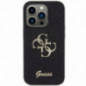 Kryt Guess Fixed Glitter Big 4G na Apple iPhone 15 Pro Černý