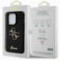 Kryt Guess Fixed Glitter Big 4G na Apple iPhone 15 Pro Černý