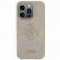 Kryt Guess Fixed Glitter Big 4G na Apple iPhone 15 Pro Max Zlatý