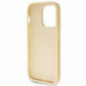 Kryt Guess Fixed Glitter Big 4G na Apple iPhone 14 Pro Max Zlatý