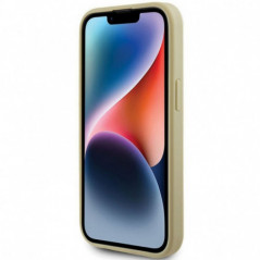 Kryt Guess Fixed Glitter Big 4G na Apple iPhone 15 Plus Zlatý