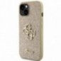 Kryt Guess Fixed Glitter Big 4G na Apple iPhone 15 Plus Zlatý