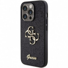 Kryt Guess Fixed Glitter Big 4G na Apple iPhone 15 Pro Max Černý