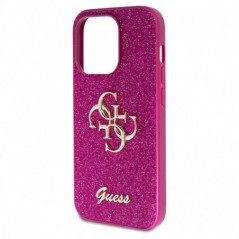 Kryt Guess Fixed Glitter Big 4G na Apple iPhone 15 Pro Max Fialový (Purple)