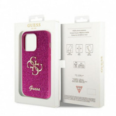 Kryt Guess Fixed Glitter Big 4G na Apple iPhone 15 Pro Max Fialový (Purple)