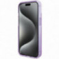 Kryt Guess Glitter Script Logo - Ring stand na Apple iPhone 15 Plus MagSAFE  Fialový (Purple)
