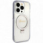 Kryt Guess Glitter Script Logo - Ring stand na Apple iPhone 15 Pro MagSAFE  Průhledný