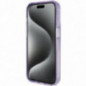 Kryt Guess Glitter Script Logo - Ring stand na Apple iPhone 15 Pro Max MagSAFE  Fialový (Purple)