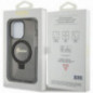 Kryt Guess Glitter Script Logo - Ring stand na Apple iPhone 15 Pro Max MagSAFE  Černý