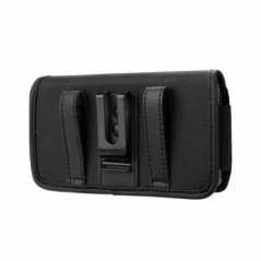 Univerzální pouzdro, Horizontální pouzdro Horizontal Belt Holster OXFORD na Apple iPhone 13 mini Černý