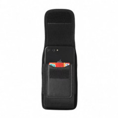 Univerzální pouzdro, Vertikální pouzdro Vertical Belt Holster OXFORD na Apple iPhone 13 mini Černý