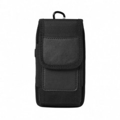 Univerzální pouzdro, Vertikální pouzdro Vertical Belt Holster OXFORD na Apple iPhone 13 Pro Max Černý