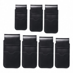 Univerzální pouzdro, Pouzdro na opasek ROYAL - Leather universal flap pocket na Samsung Galaxy A52 LTE Černý