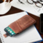 Univerzální pouzdro, Pouzdro na opasek ROYAL - Leather universal flap pocket na Apple iPhone 12 Hnědý