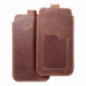 Univerzální pouzdro, Pouzdro na opasek ROYAL - Leather universal flap pocket na XIAOMI Redmi Note 10 Hnědý