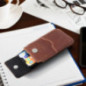 Univerzální pouzdro, Pouzdro na opasek ROYAL - Leather universal flap pocket na Oppo A98 5G Hnědý