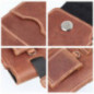 Univerzální pouzdro, Pouzdro na opasek ROYAL - Leather universal flap pocket na Oppo A98 5G Hnědý