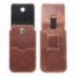 Univerzální pouzdro, Pouzdro na opasek ROYAL - Leather universal flap pocket na Oppo A98 5G Hnědý