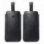 Univerzální pouzdro, Pouzdro na opasek ROYAL - Leather universal flap pocket na Oppo A98 5G Černý