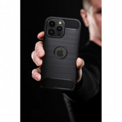 Kryt Carbon na Apple iPhone 16 Pro Elegantní  Černý