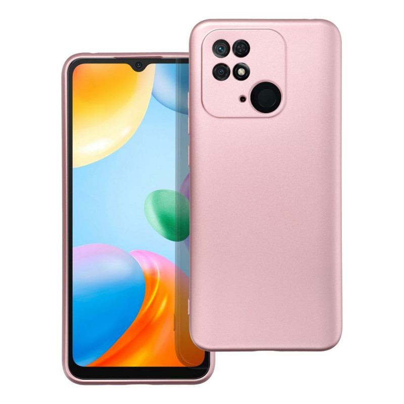 Kryt Metallic na XIAOMI Redmi 10C Růžový