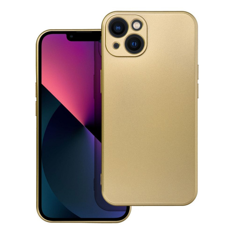 Kryt Metallic na Apple iPhone 13 Zlatý