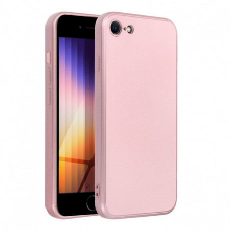 Kryt Metallic na Apple iPhone SE 2020 Růžový