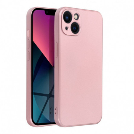Kryt Metallic na Apple iPhone 13 Růžový