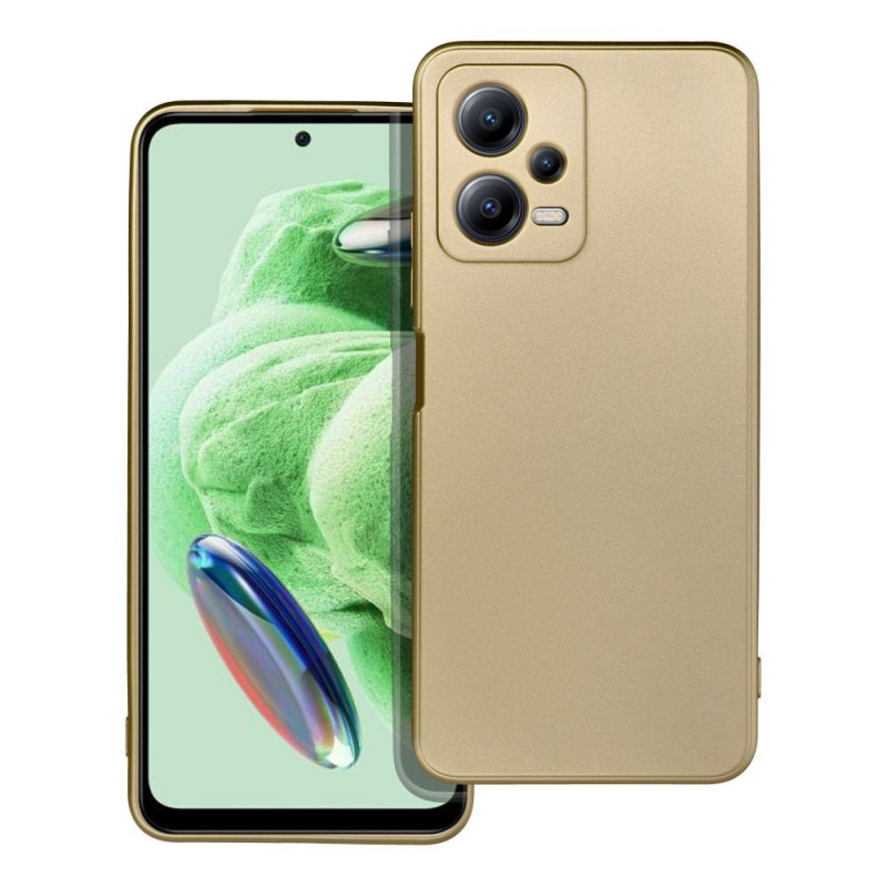 Kryt Metallic na XIAOMI Redmi Note 12 5G Zlatý