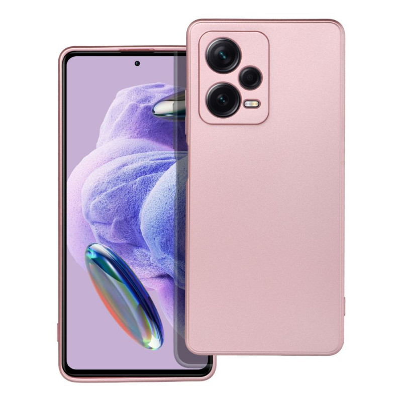 Kryt Metallic na XIAOMI Redmi Note 12 Pro Plus 5G Růžový