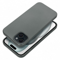 Kryt Metallic na Apple iPhone 15 Plus Šedý