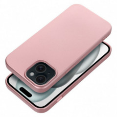 Kryt Metallic na Apple iPhone 15 Růžový