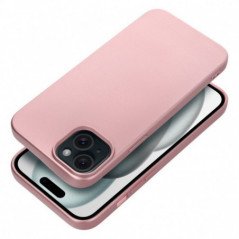 Kryt Metallic na Apple iPhone 15 Plus Růžový