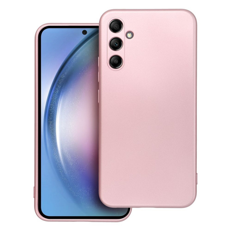 Kryt Metallic na Samsung Galaxy A34 Růžový Kryt Metallic na Samsung Galaxy A34 Růžový