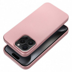 Kryt Metallic na Apple iPhone 15 Pro Max Růžový