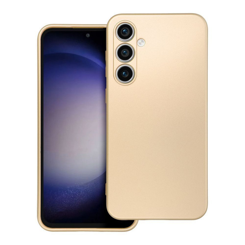 Kryt Metallic na Samsung Galaxy S23 FE Zlatý