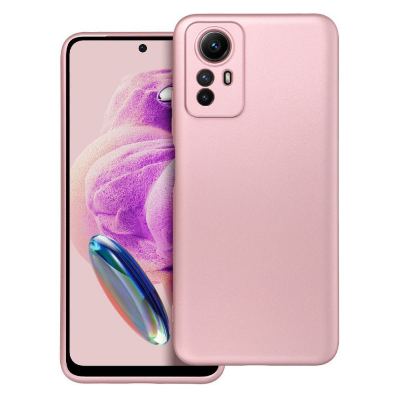 Kryt Metallic na XIAOMI Redmi Note 12s Růžový