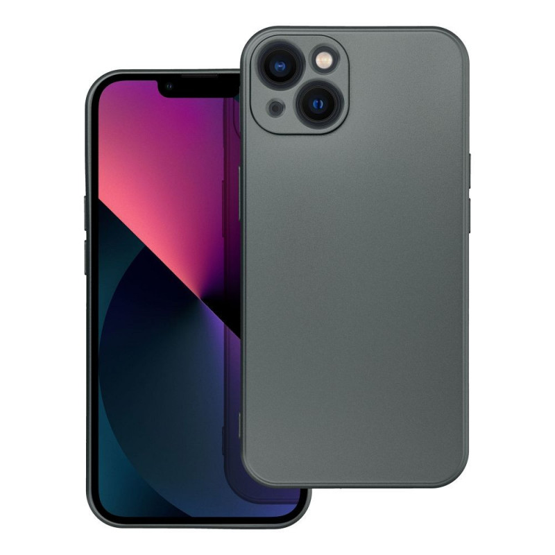 Kryt Metallic na Apple iPhone 13 Šedý