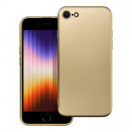 Kryt Metallic na Apple iPhone SE 2022 5G Zlatý