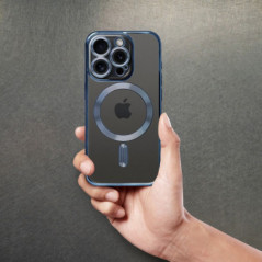 Kryt Electro Mag na Apple iPhone 16 Pro Max MagSAFE  Modrý titan