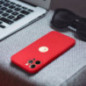 Kryt Soft na Apple iPhone 16 Plus Červený