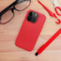 Kryt Leather Mag Cover na Apple iPhone 16 Plus Elegantní  MagSAFE  Červený