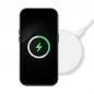 Kryt Leather Mag Cover na Apple iPhone 16 Pro Elegantní  MagSAFE  Indigový modrý