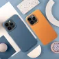 Kryt Leather Mag Cover na Apple iPhone 16 Pro Elegantní  MagSAFE  Indigový modrý