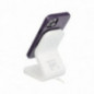 Kryt Leather Mag Cover na Apple iPhone 16 Elegantní  MagSAFE  Tmavě fialový (violet)