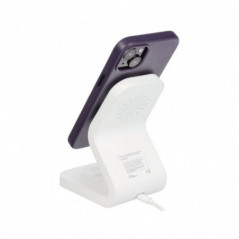 Kryt Leather Mag Cover na Apple iPhone 16 Pro Max Elegantní  MagSAFE  Tmavě fialový (violet)